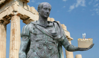 You can actually buy these Roman numeral candles. You know, if you wanted to make us a cake or something.