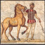 A charioteer of FACTIO RUSSATA.